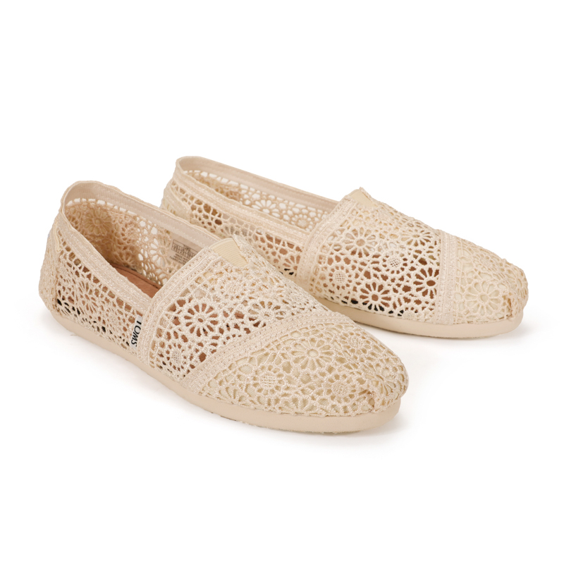 (image for) Toms 香港花邊蕾絲米色經典女款