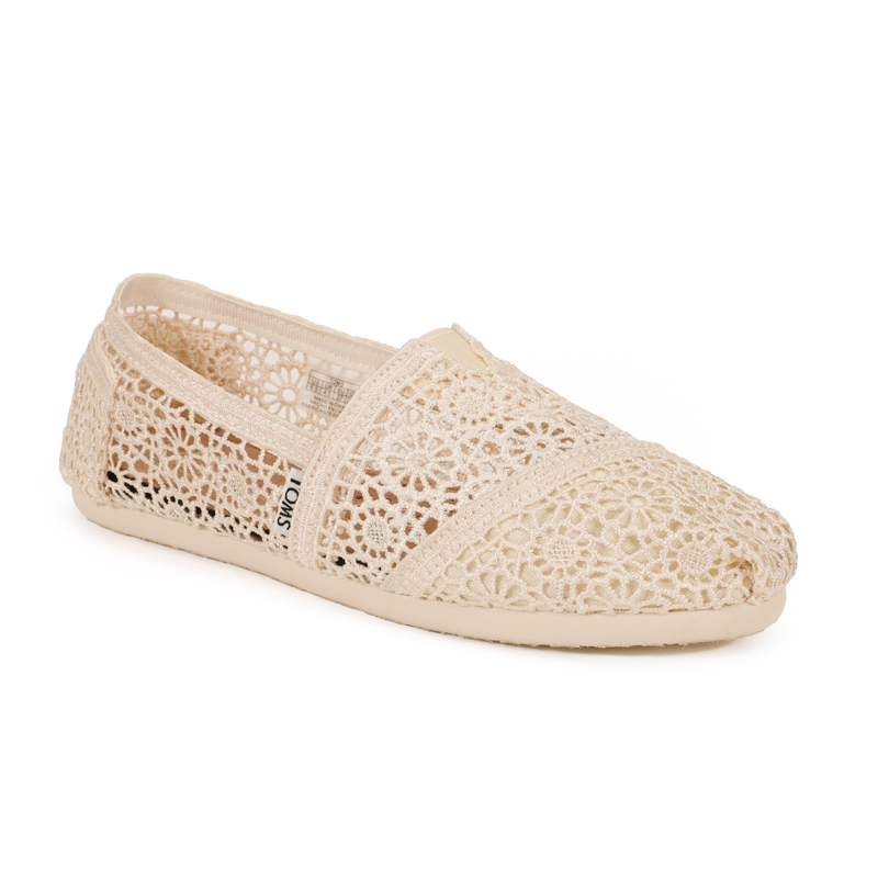 (image for) Toms 香港花邊蕾絲米色經典女款