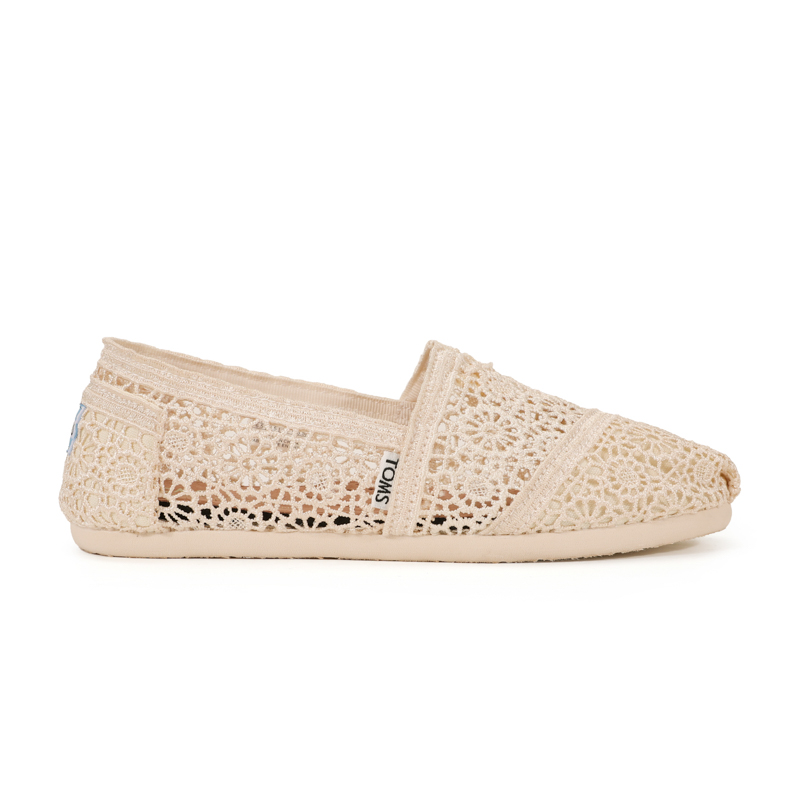 (image for) Toms 香港花邊蕾絲米色經典女款