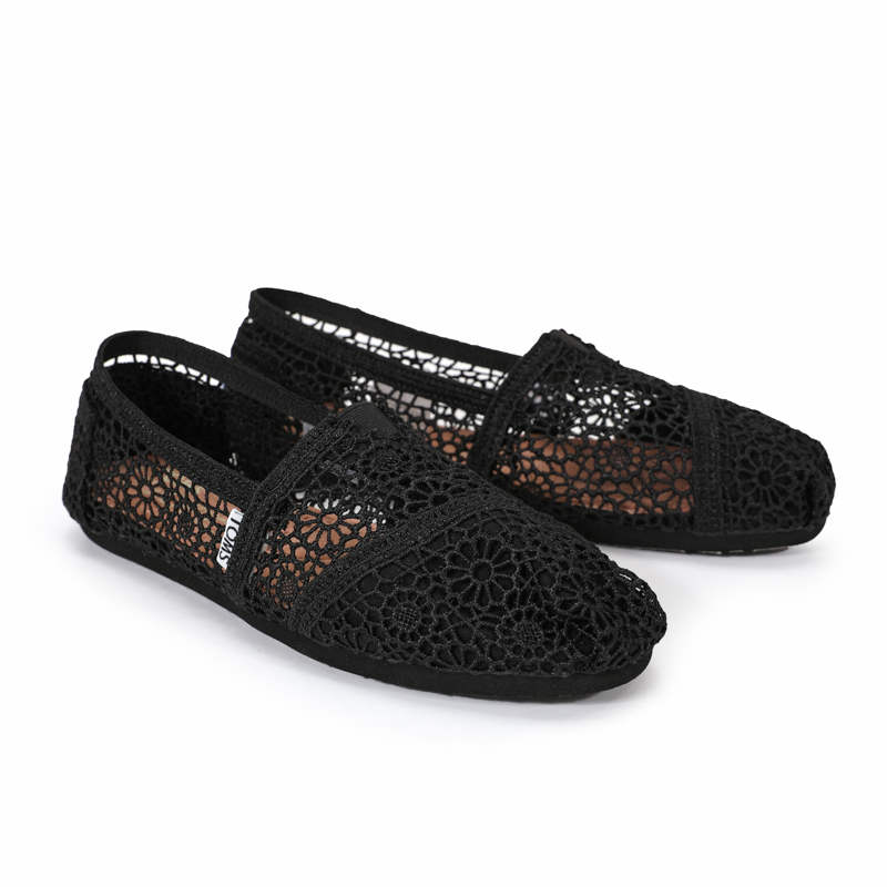 (image for) Toms 香港花邊蕾絲黑色經典女款