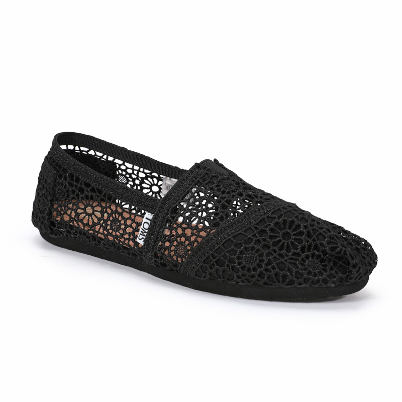 (image for) Toms 香港花邊蕾絲黑色經典女款