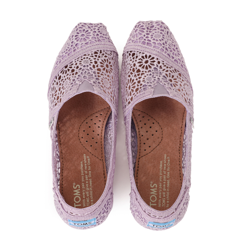 (image for) Toms 香港花邊蕾絲淡紫色經典女款