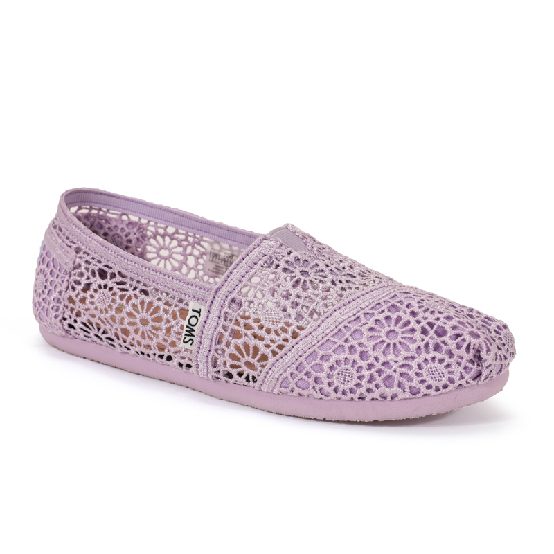 (image for) Toms 香港花邊蕾絲淡紫色經典女款