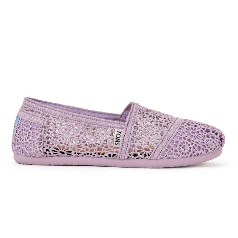 (image for) Toms 香港花邊蕾絲淡紫色經典女款