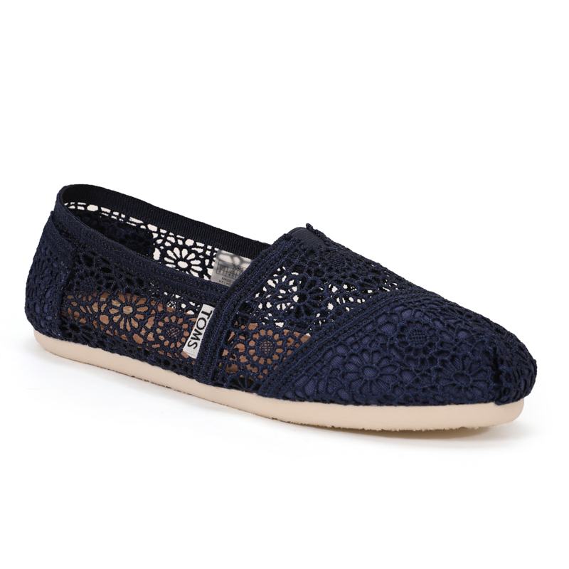 (image for) Toms 香港花邊蕾絲藍色經典女款