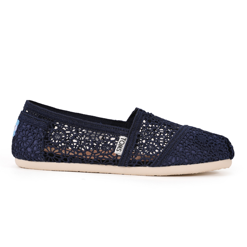 (image for) Toms 香港花邊蕾絲藍色經典女款