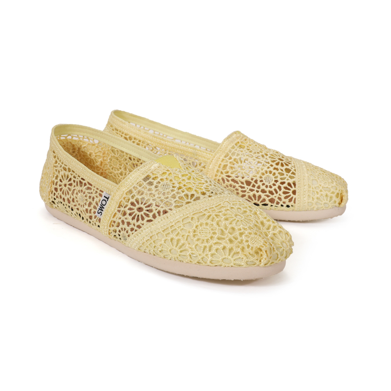 (image for) Toms 香港花邊蕾絲黃色經典女款