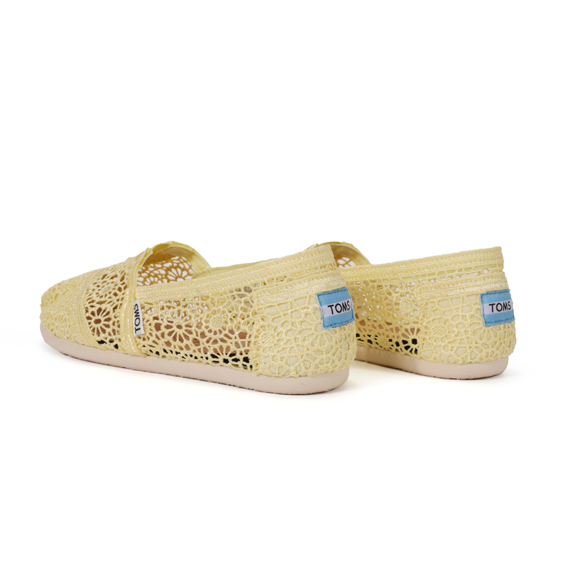 (image for) Toms 香港花邊蕾絲黃色經典女款