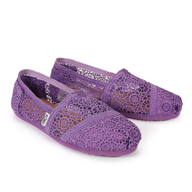 (image for) Toms 香港花邊蕾絲紫色經典女款