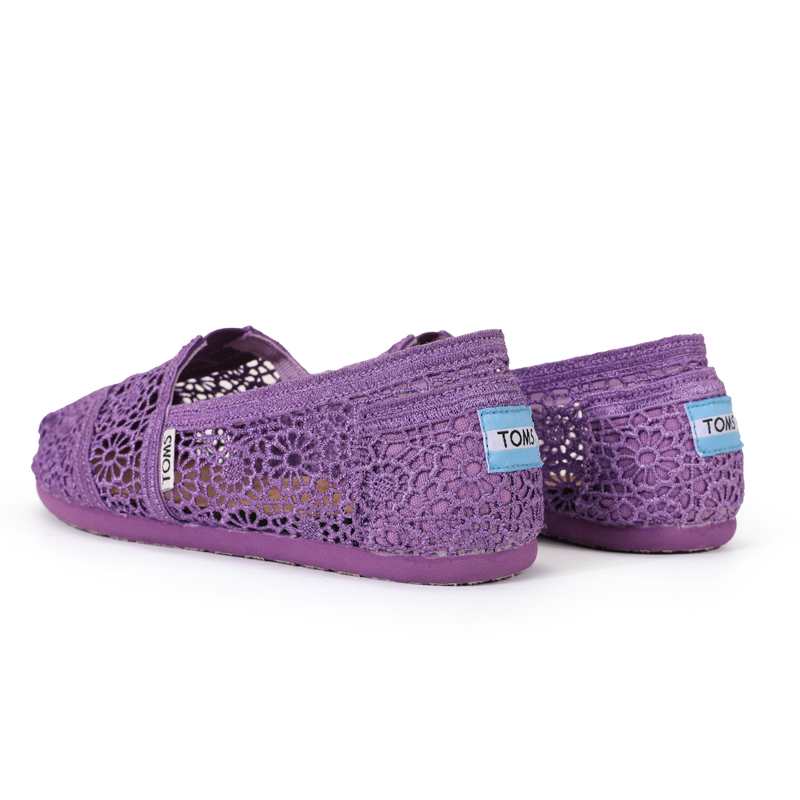 (image for) Toms 香港花邊蕾絲紫色經典女款