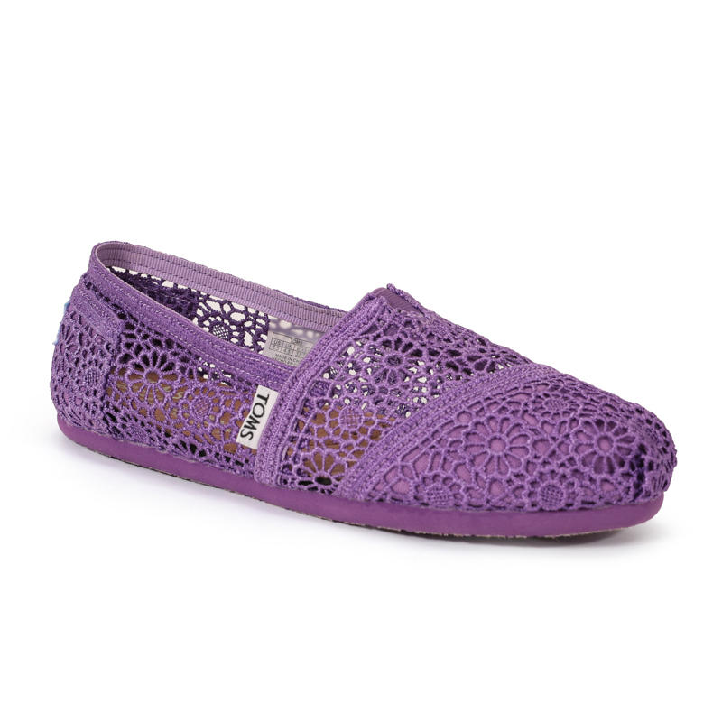 (image for) Toms 香港花邊蕾絲紫色經典女款