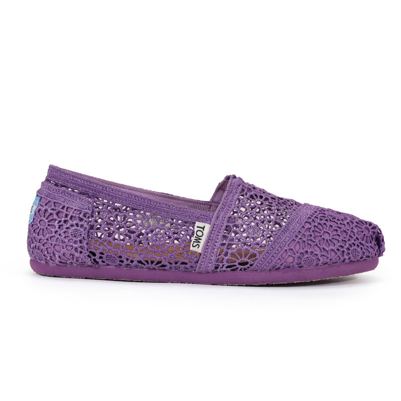 (image for) Toms 香港花邊蕾絲紫色經典女款