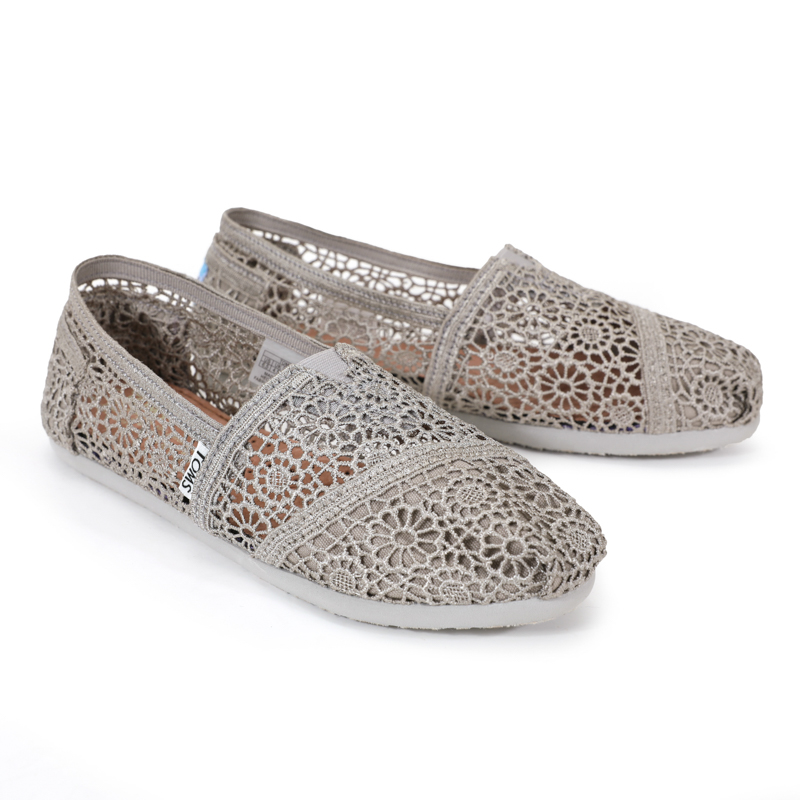 (image for) Toms 香港花邊蕾絲灰色經典女款