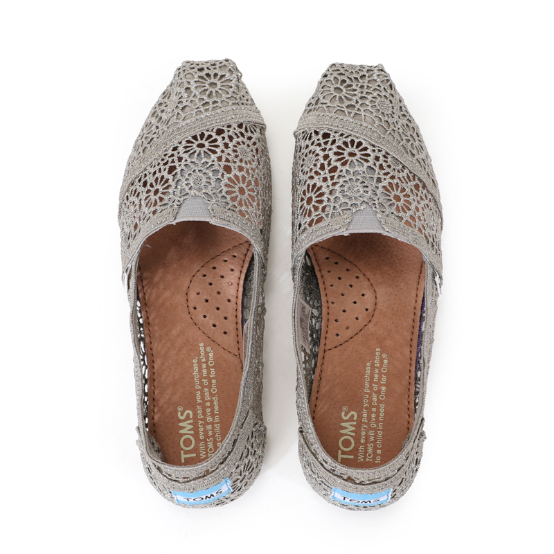 (image for) Toms 香港花邊蕾絲灰色經典女款