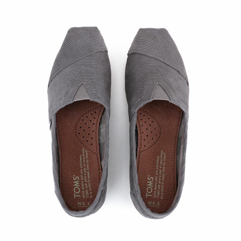(image for) Toms 香港绒布灰色灯芯绒經典女款