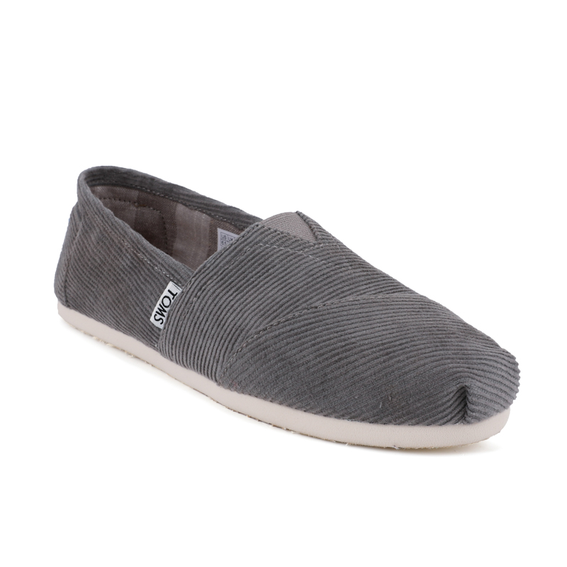 (image for) Toms 香港绒布灰色灯芯绒經典女款