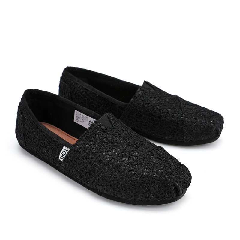 (image for) Toms 香港花邊蕾絲格麗特黑色經典女款
