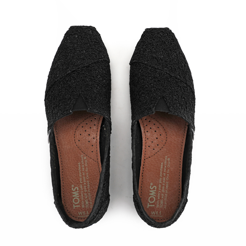 (image for) Toms 香港花邊蕾絲格麗特黑色經典女款