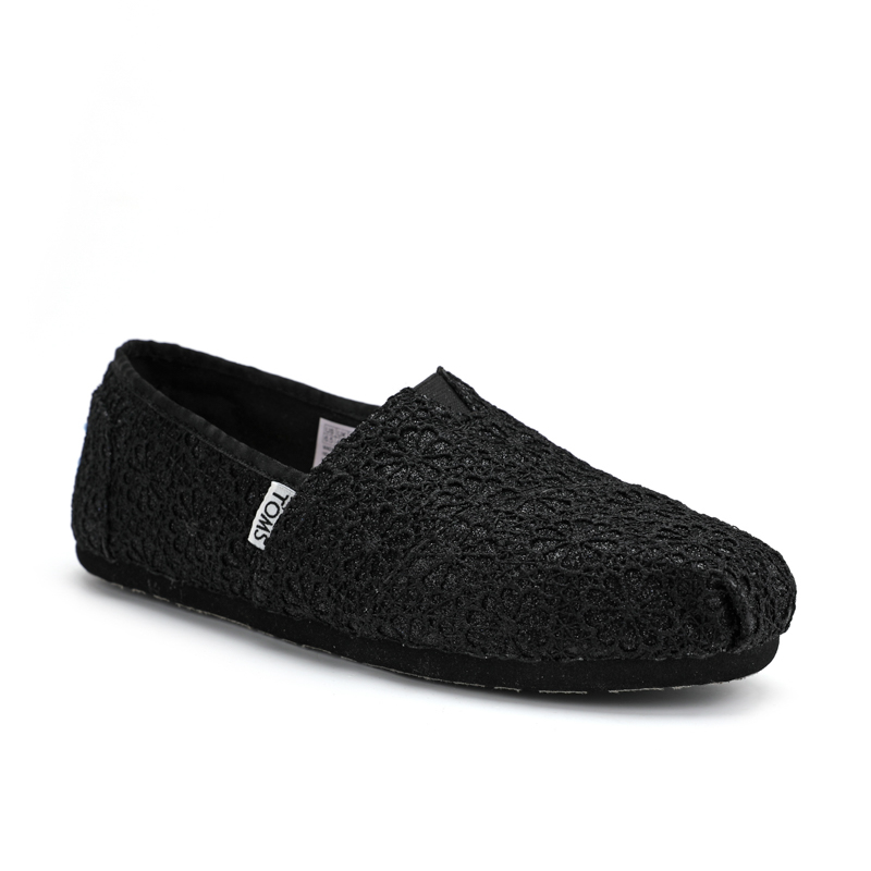 (image for) Toms 香港花邊蕾絲格麗特黑色經典女款