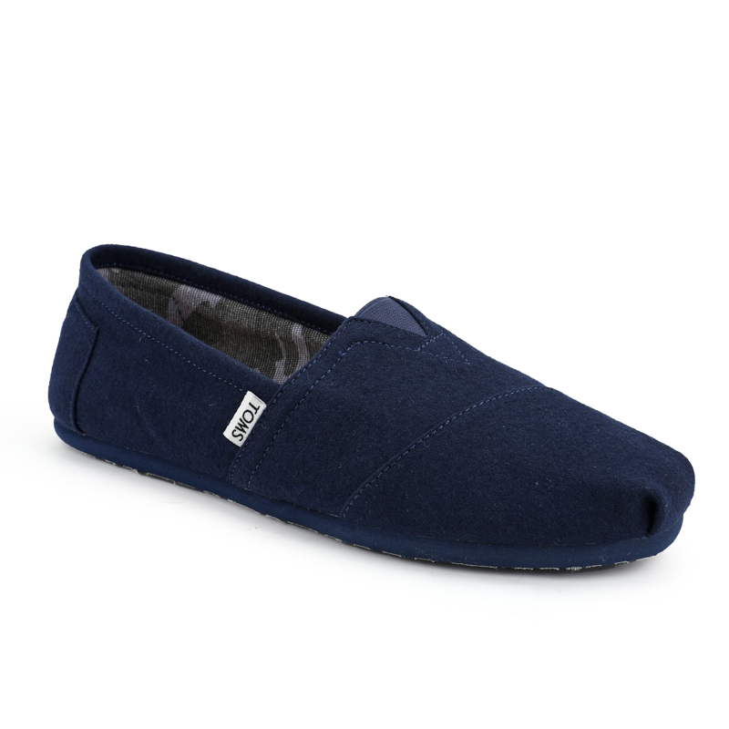 (image for) Toms 香港绒布藍色法蘭絨經典女款