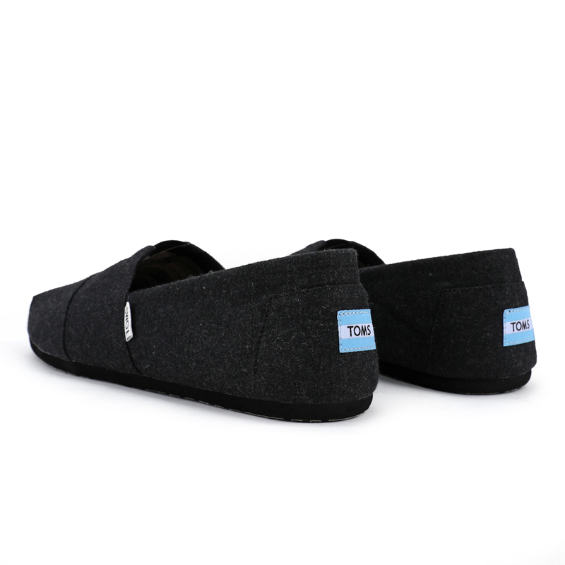 (image for) Toms 香港绒布黑色法蘭絨經典男款