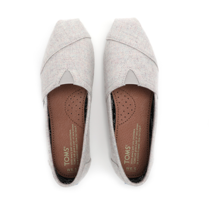 (image for) Toms 香港绒布灰色法蘭絨經典女款