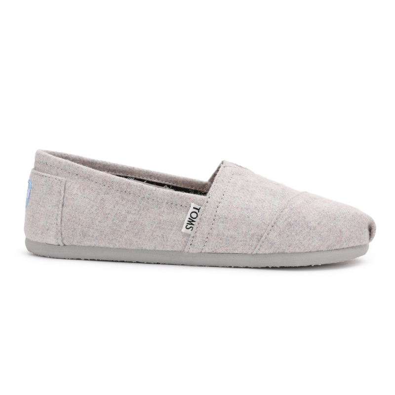 (image for) Toms 香港绒布灰色法蘭絨經典女款