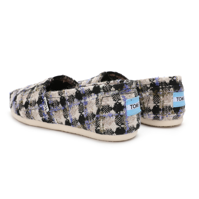 (image for) Toms 香港绒布藍絨方格經典男款