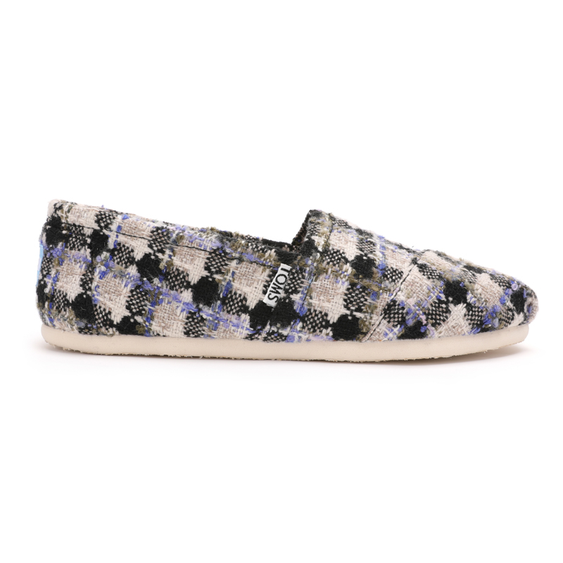 (image for) Toms 香港绒布藍絨方格經典男款