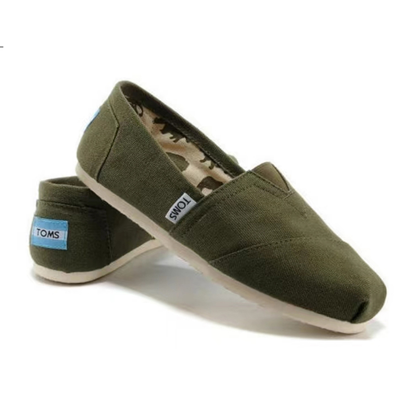 (image for) Toms 香港帆布軍綠色經典女款